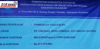 Perumda AM TJM Bangun Pondasi IPA di Nagrak, Habiskan Dana Rp.471. 574. 000