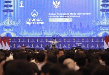 Prabowo di Munas HIPMI: Tak Ada Pertumbuhan Ekonomi Tanpa Nasionalisme