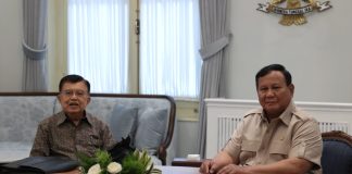 Prabowo Terima Kunjungan Jusuf Kalla, Siap Partisipasi Bangun Energi Hijau