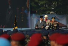 Prabowo: Polri Harus Membela dan Merasakan Penderitaan Rakyat