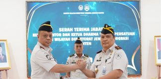 Imigrasi Cilegon Hadiri Sertijab Kepala Kantor Wilayah Direktorat Jenderal Imigrasi Banten