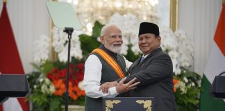 Prabowo Anugerahkan Bintang Adipurna kepada Perdana Menteri India