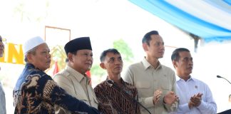 Resmikan Lima Bendungan, Prabowo: Saya Yakin Kita Akan Jadi Lumbung Pangan Dunia