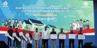 Prabowo Saksikan Akad Massal KPR FLPP untuk 62.710 Penerima, dari Guru SD hingga Pengemudi Ojol