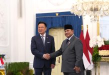 Prabowo dan PM Thailand Komitmen Tingkatkan Perdagangan hingga USD 20 Miliar pada 2030