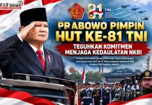 Upacara HUT ke-81 TNI Digelar di Cilangkap, Prabowo Subianto Bertindak sebagai Inspektur Upacara