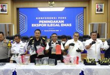 Pemerintah Gagalkan Ekspor Ilegal 25,88 Kg Emas Senilai Rp61,95 Miliar pada Oktober 2026